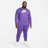 Nike Sportswear мужские Long-Sleeve футболка цвет фиолетовый