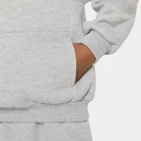 Nike Sportswear Club Fleece Little детские Толстовка с капюшоном набор цвет серый