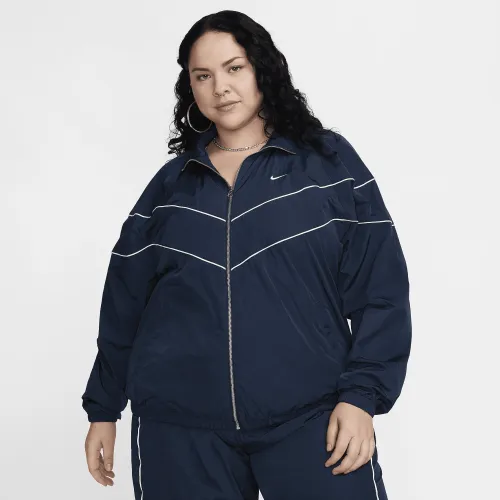 Nike Windrunner женская Loose UV Woven Full-Zip Куртка (большие размеры) синий