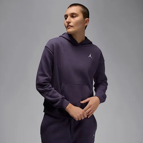 Nike Jordan Brooklyn Fleece жіноча Pullover Толстовка з капюшоном колір фіолетовий