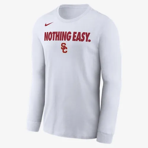 USC чоловічі Nike College Long-Sleeve футболка колір білий