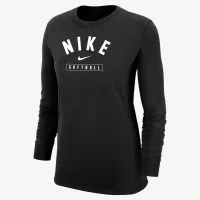Nike Softball жіноча Long-Sleeve футболка колір чорний