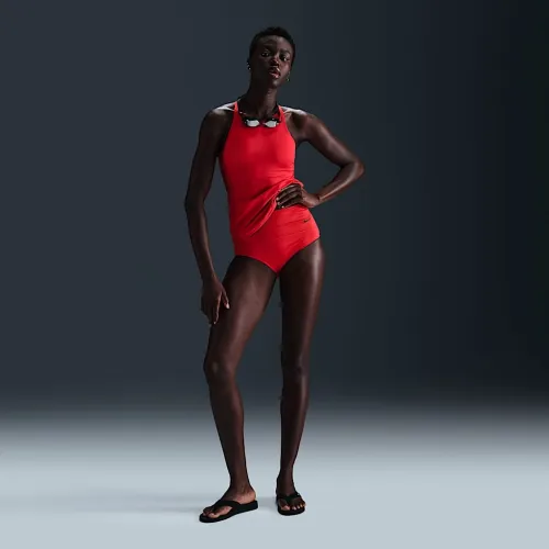 Nike Essential женская С высокой Талией Swim Bottoms цвет красный