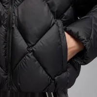 Nike Jordan Brooklyn жіноча Quilted Puffer Куртка колір чорний