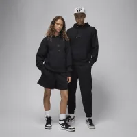 Nike Jordan Flight Fleece чоловічі Pullover Толстовка з капюшоном колір чорний