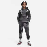 Nike Club Fleece Big дитячі Printed Joggers колір чорний