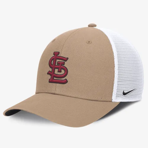 St. Louis Cardinals Hemp Rise чоловічі Nike MLB Trucker Adjustable Hat колір коричневий