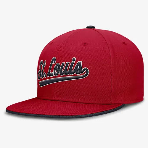 St. Louis Cardinals True мужские Nike Dri-FIT MLB Fitted Hat цвет красный