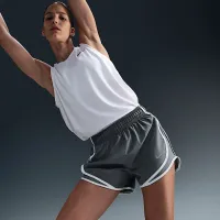 Nike Tempo жіноча Dri-FIT Mid-Rise Brief-Lined Running шорти колір сірий