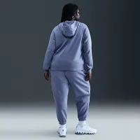 Nike Sportswear Club Fleece женская Full-Zip Толстовка с капюшоном (большие размеры) синий