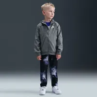 Nike Little дитячі Paneled Windbreaker колір сірий
