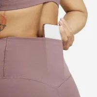 Nike Zenvy женская Gentle-Support С высокой Талией 7/8 лосины цвет фиолетовый