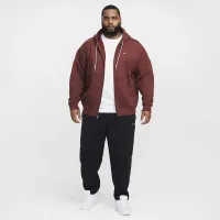 Nike Solo Swoosh чоловічі Full-Zip Толстовка з капюшоном колір коричневий