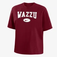 Washington State жіноча Nike College Boxy футболка колір червоний