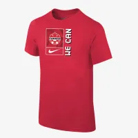 Canada Big детские (для мальчиков) Nike Soccer футболка цвет красный