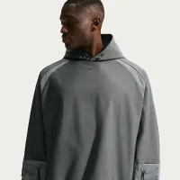Nike Tech чоловічі Dri-FIT Shori Knit Utility Толстовка з капюшоном колір сірий