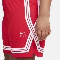 Nike Dri-FIT Fly Crossover Big дитячі (Girls') баскетбольні шорти (Extended Size) колір червоний