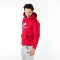 Кофта/футболка Alpha Industries Basic Hoody 178312328 - Красные