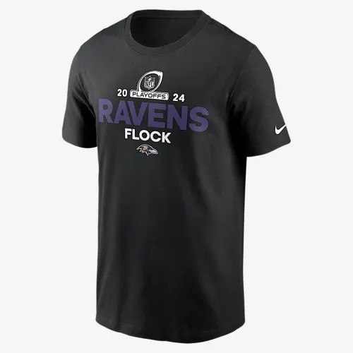 Baltimore Ravens 2024 NFL Playoffs чоловічі Nike NFL футболка чоловічі Nike NFL футболка колір чорний