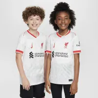 Liverpool FC 2024/25 Stadium Third Big детские Nike Dri-FIT Soccer Replica Jersey цвет белый