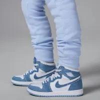 Nike Jordan MJ Brooklyn Fleece Little детские 2-Piece Pullover Толстовка с капюшоном набор синий
