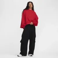 Nike Sportswear Collection жіноча оверсайз Crew-Neck French Terry світшот колір червоний