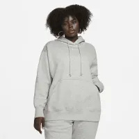 Nike Sportswear Phoenix Fleece жіноча оверсайз Pullover Толстовка з капюшоном (великі розміри) колір сірий