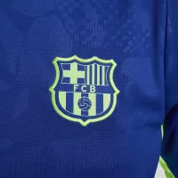 FC Barcelona Academy Pro Third женская Nike Dri-FIT Soccer Pre-Match Top синий