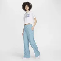Nike Sportswear Everything Wovens женская Mid-Rise Open-Hem Pants синий