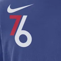 Philadelphia 76ers Courtside City Edition чоловічі Nike NBA Max90 Long-Sleeve футболка блакитний