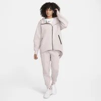 Nike Sportswear Tech Fleece жіноча оверсайз Full-Zip Толстовка з капюшоном Cape колір фіолетовий