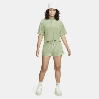 Nike Sportswear женская Terry шорты цвет зеленый
