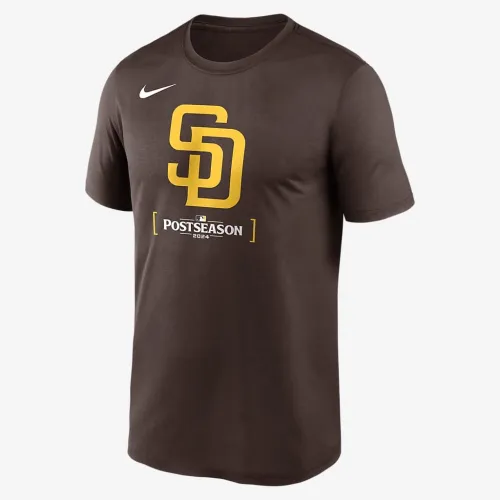 San Diego PaКостюм 2024 Postseason Authentic Collection Legend мужские Nike Dri-FIT MLB футболка цвет коричневый