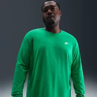Nike Sportswear Club чоловічі Long-Sleeve футболка колір зелений