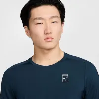 NikeCourt Advantage мужские Dri-FIT Tennis Top синий