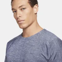 Nike Yoga мужские Dri-FIT Crew Top синий