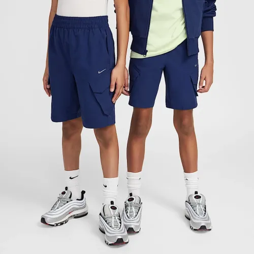 Nike Sportswear City Utility Big детские Cargo шорты синий