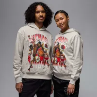 Nike Jordan Flight Fleece чоловічі Graphic Pullover Толстовка з капюшоном колір сірий