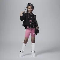 Nike Jordan Icon Play Printed Bike шорты набор Little детские 2-Piece набор Pink