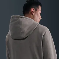 Nike Sportswear Club чоловічі Washed Fleece Толстовка з капюшоном колір сірий