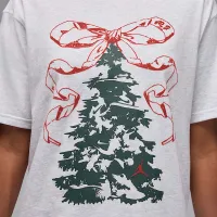 Nike Jordan Brooklyn женская футболка цвет коричневый