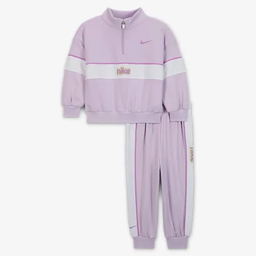 Nike E1D1 Baby Quarter-Zip Top and Pants набор цвет фиолетовый