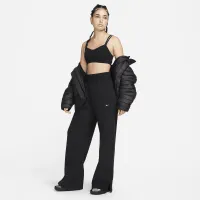 Nike Sportswear Phoenix Plush женская С высокой Талией Wide-Leg Cozy Fleece Pants цвет черный