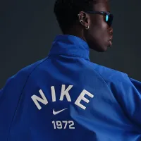 Nike Sportswear Collection женская оверсайз Twill 1/4-Zip Top синий