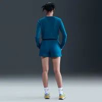 Nike Sportswear Club Fleece женская Mid-Rise шорты синий