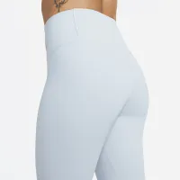 Nike Zenvy женская Gentle-Support С высокой Талией 7/8 лосины синий