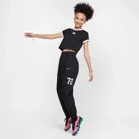 Nike Sportswear Big дитячі (Girls') Cropped футболка колір чорний