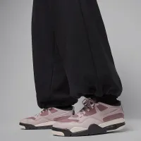 Nike Jordan Flight Fleece жіноча French Terry Open-Hem Pants колір чорний