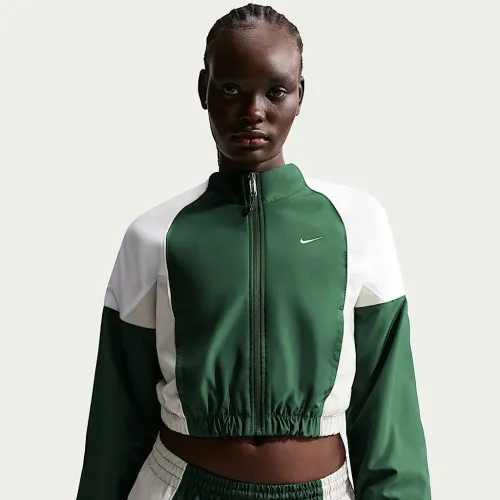 Nike Sportswear жіноча Shrunken Track Куртка колір зелений