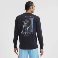 Nike чоловічі Max90 Long-Sleeve баскетбольні футболка колір чорний
